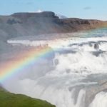 Gullfoss Golden-waterfall Golden circle people