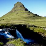 Kirkjufell and waterfall at Snaefellsnes peninsula